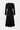 CLASSIC ESSENTIAL LITTLE BLACK DRESS, WITH BUTTON DECORATION