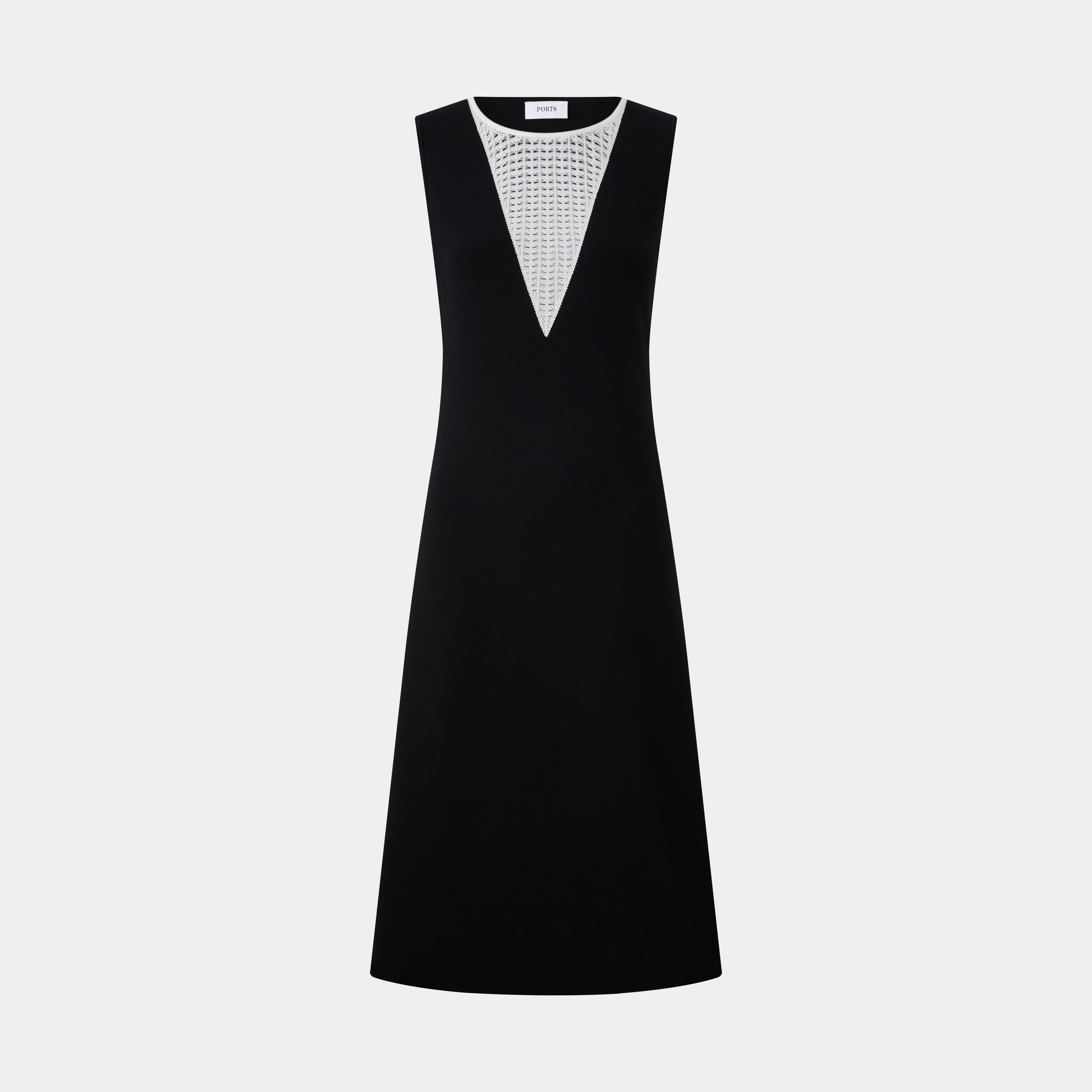 V-NECK MIDI DRESS – Ports1961