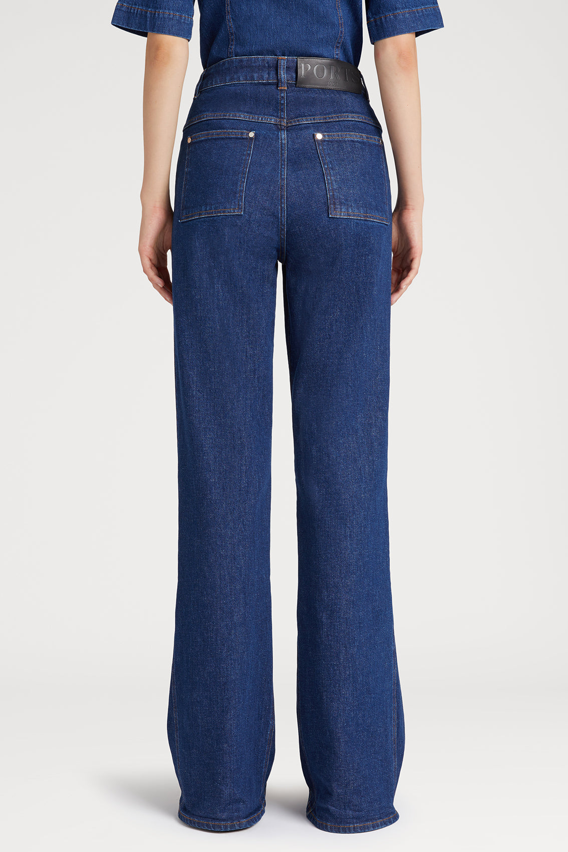 High-waisted Flared Jeans