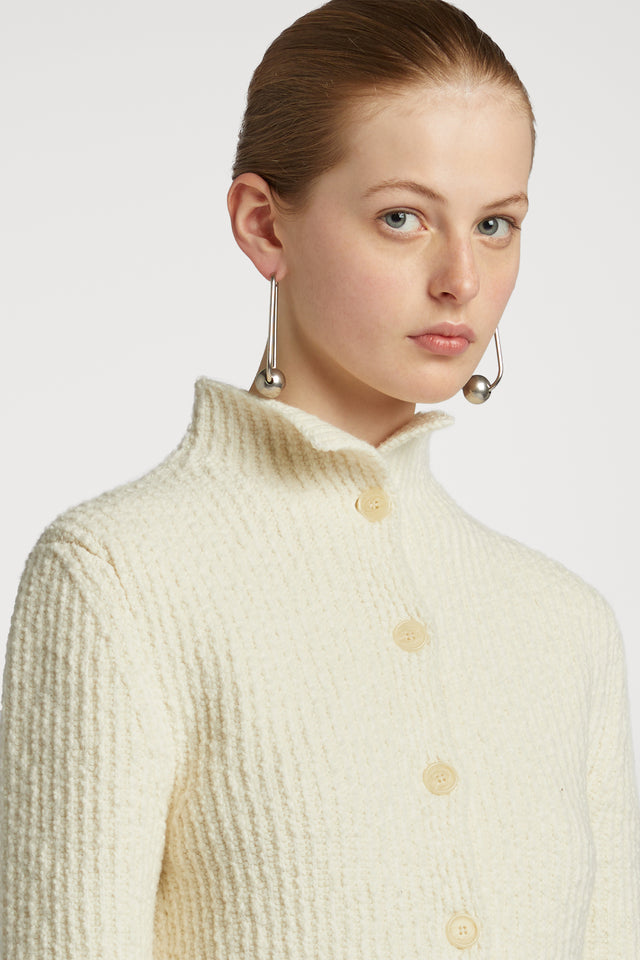 Single Breasted Knitted Jacket
