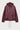 HOODED BURGUNDY LEATHER JACKET