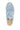 Knotted Leather Sneakers in Aquamarine