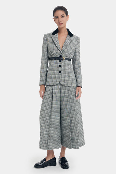ELEGANCE CHECK BLAZER