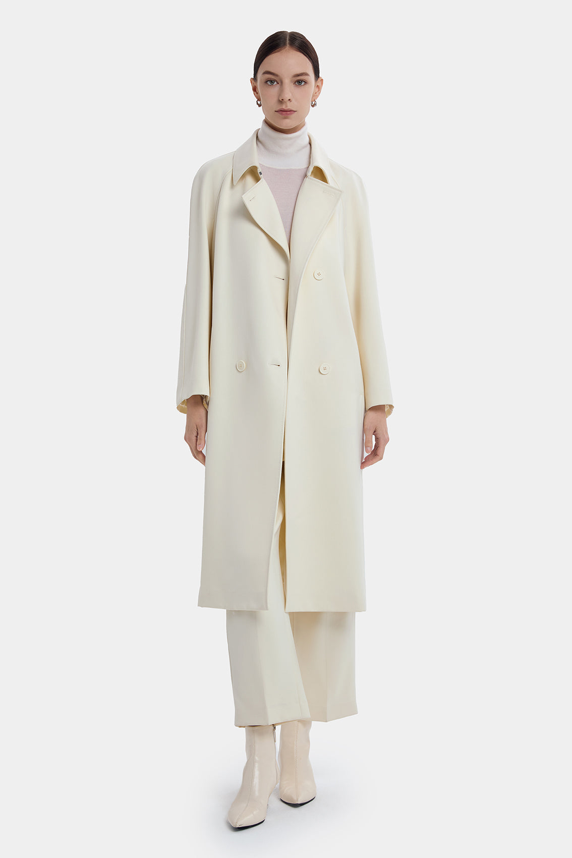 PRISTINE WHITE TRENCH