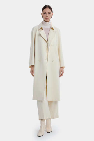 PRISTINE WHITE TRENCH