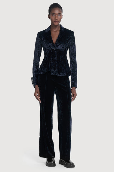 ICE FLORAL VELVET BLAZER