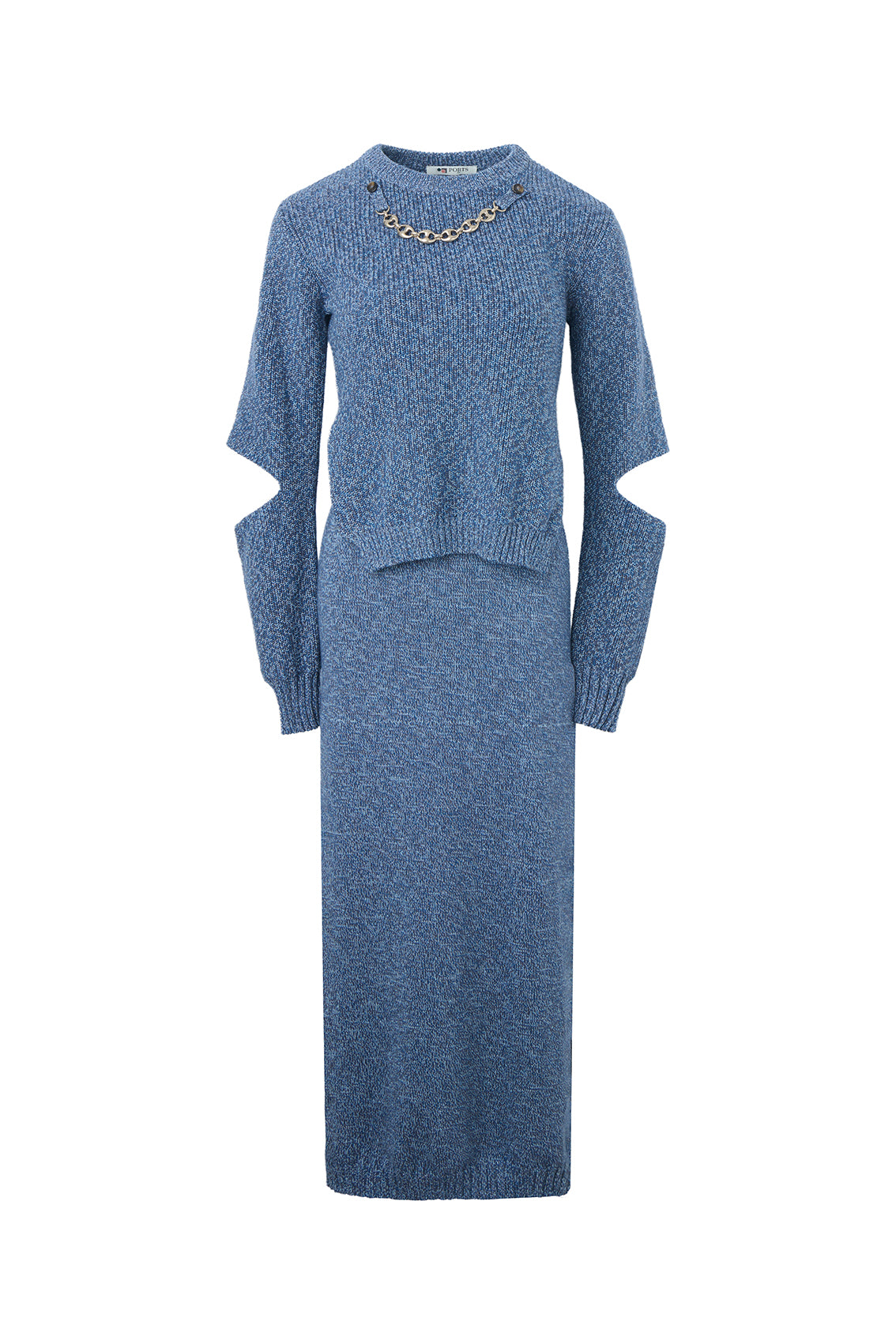 Signature Cut-Out Detail Knitwear Dress