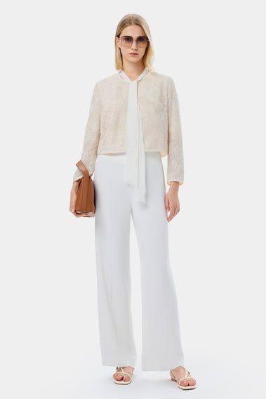 BLOSSOM CHIC CREAM JACKET