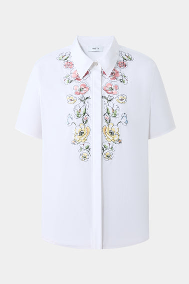 BLOSSOM EMBROIDERY BLOUSE