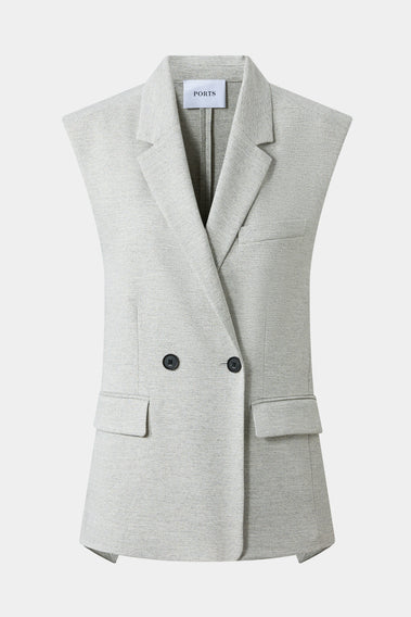 SILVER GREY GILET, A SIGNATURE BEST-SELLER COMBINING STYLE AND VERSATILITY
