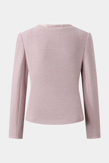 ADORABLE PINK TWEED DRESS WITH BOW, A SWEET TOUCH OF CHARM