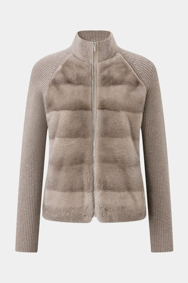 LUXURIOUS QUILTED MINK FUR JACKET