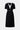 CLASSIC ESSENTIAL LITTLE BLACK DRESS, WITH WHITE CONTRAST