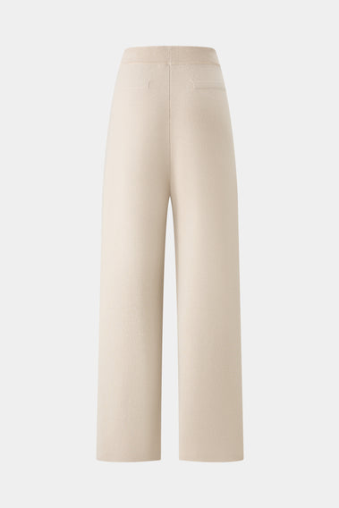 CHIC BEIGE WIDE-LEG PANTS