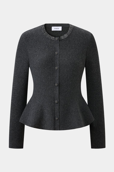 ELEGANT CHARCOAL WOMEN'S JACKET