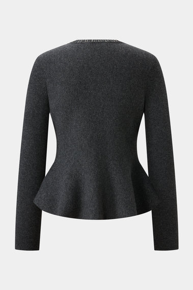 ELEGANT CHARCOAL WOMEN'S JACKET