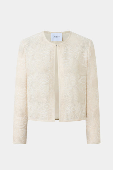 BLOSSOM CHIC CREAM JACKET
