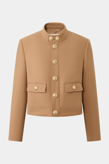 SAILOR-INSPIRED TAN JACKET