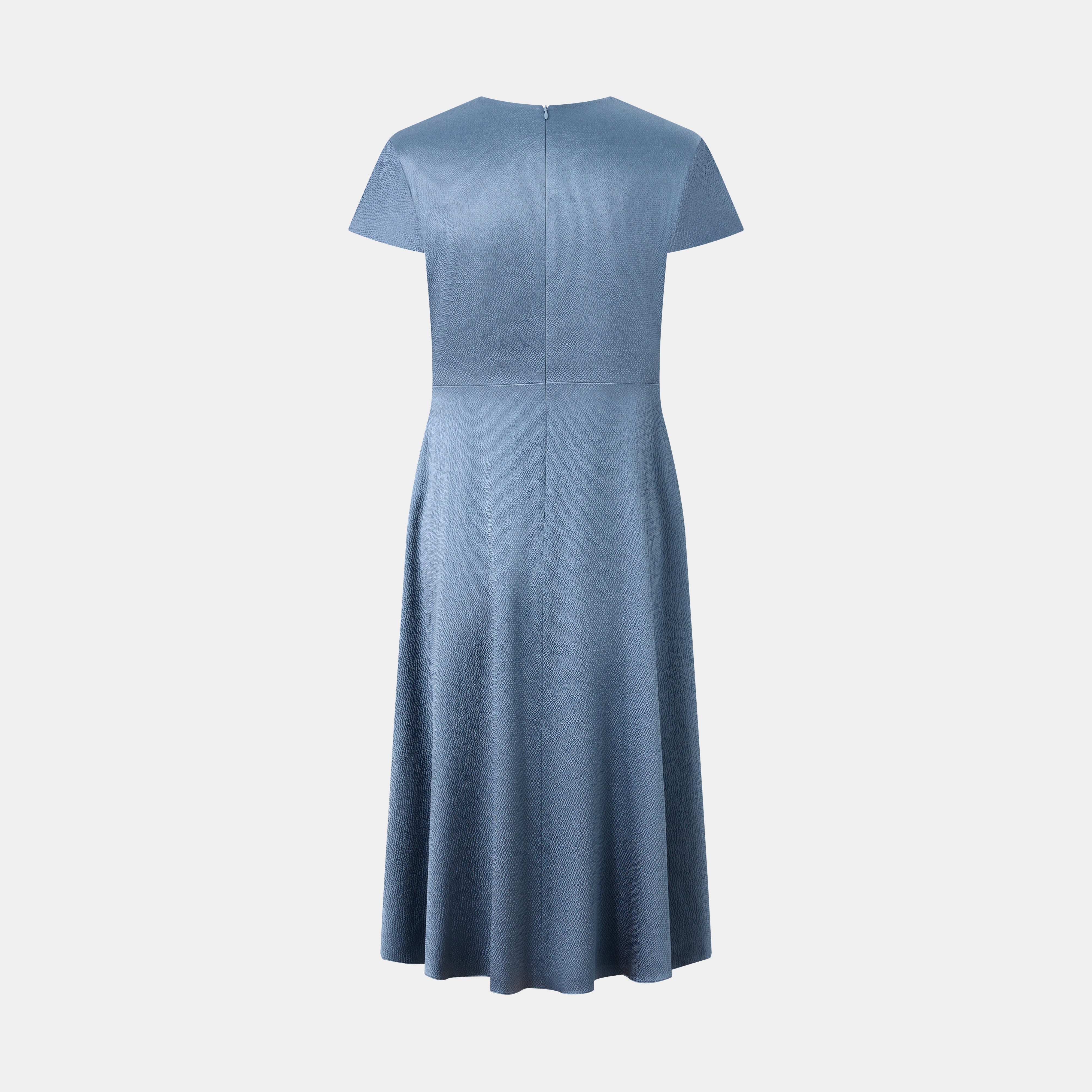 SAPPHIRE SERENITY KNOTTED DRESS