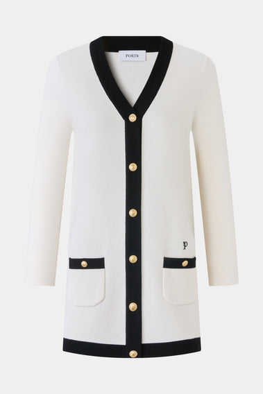 MONOCHROME CHIC CARDIGAN