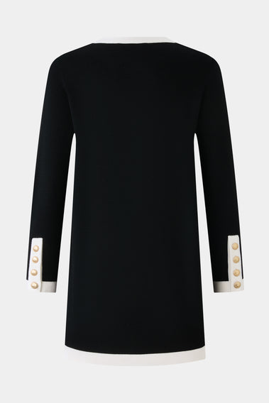 NOIR & GOLD CHARM CARDIGAN