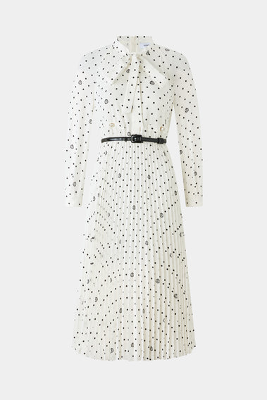 DOTTED ELEGANCE DRESS
