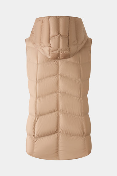 SOPHISTICATED HOODED PUFFER GILET