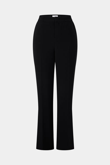 SLEEK STRETCH BLACK TROUSERS