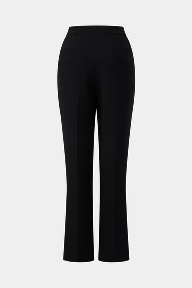 SLEEK STRETCH BLACK TROUSERS
