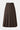 REFINED CHOCOLATE TORTE PLEATED SKIRT