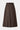 REFINED CHOCOLATE TORTE PLEATED SKIRT