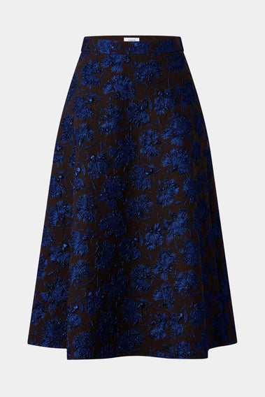 AZURE PETAL A-LINE SKIRT