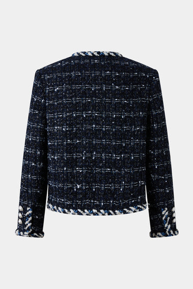 STUNNING CONTRAST TWEED JACKET