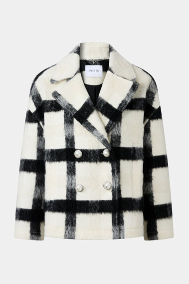 EXQUISITE CHECK COAT