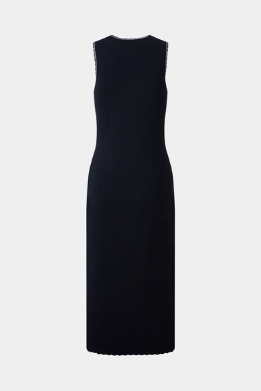 STYLISH NAVY COLLAR DRESS