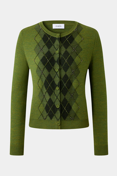 EXQUISITE LODEN FROST CARDIGAN