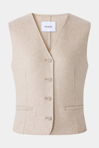 EXQUISITE CASHMERE WOOL GILET
