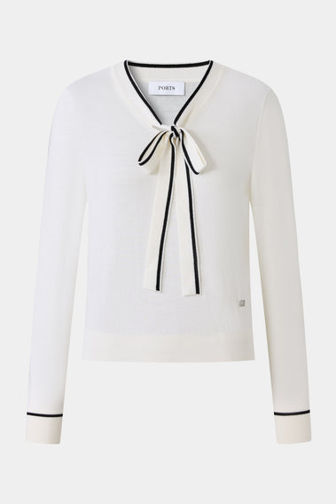 EXQUISITE BOW TIE KNITWEAR