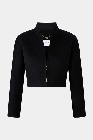 CHIC CROPPED TAILORED JACKET