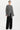 CHECK-KNIT WOOL BELTED CARDIGAN