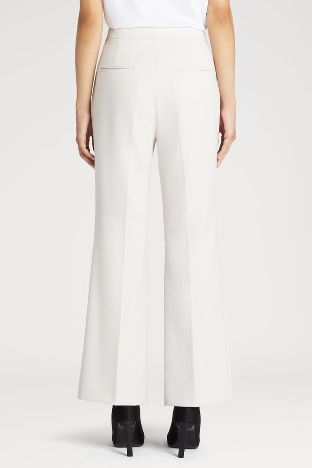 Boot-cut Pants with Front Slit