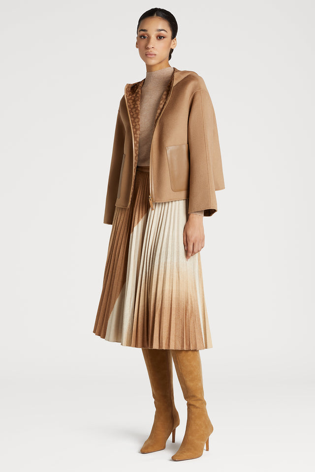 Reversible Hooded Coat