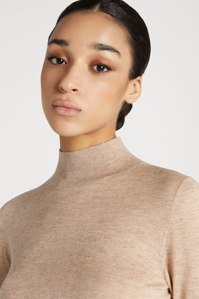 Turtle Neck Sweater with Lurex