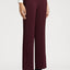 Textured Staright Pants with Side Slit