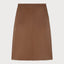 Doule Face Leather Skirt
