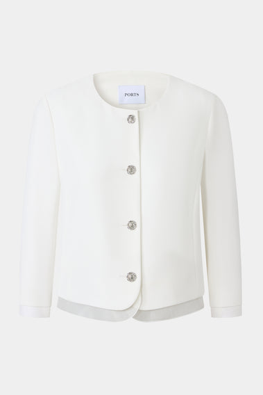 PURE WHITE CHIC JACKET
