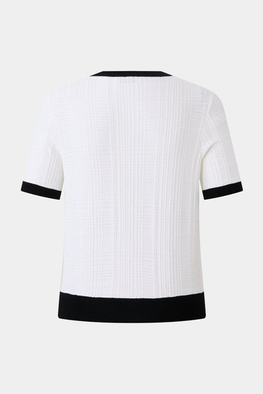 CLASSIC CONTRAST BUTTON-UP KNITWEAR