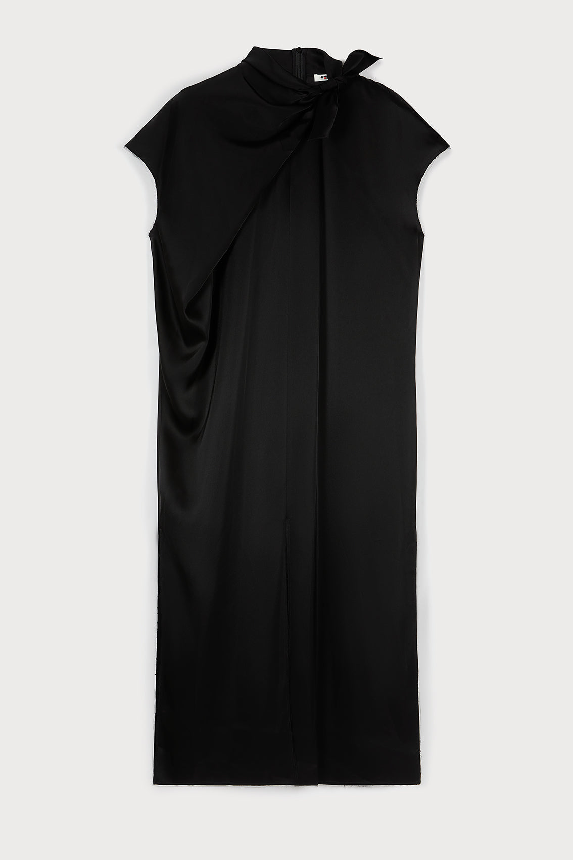 EFFORTLESS ELEGANCE - RIBBON TIE COLLAR DRESS