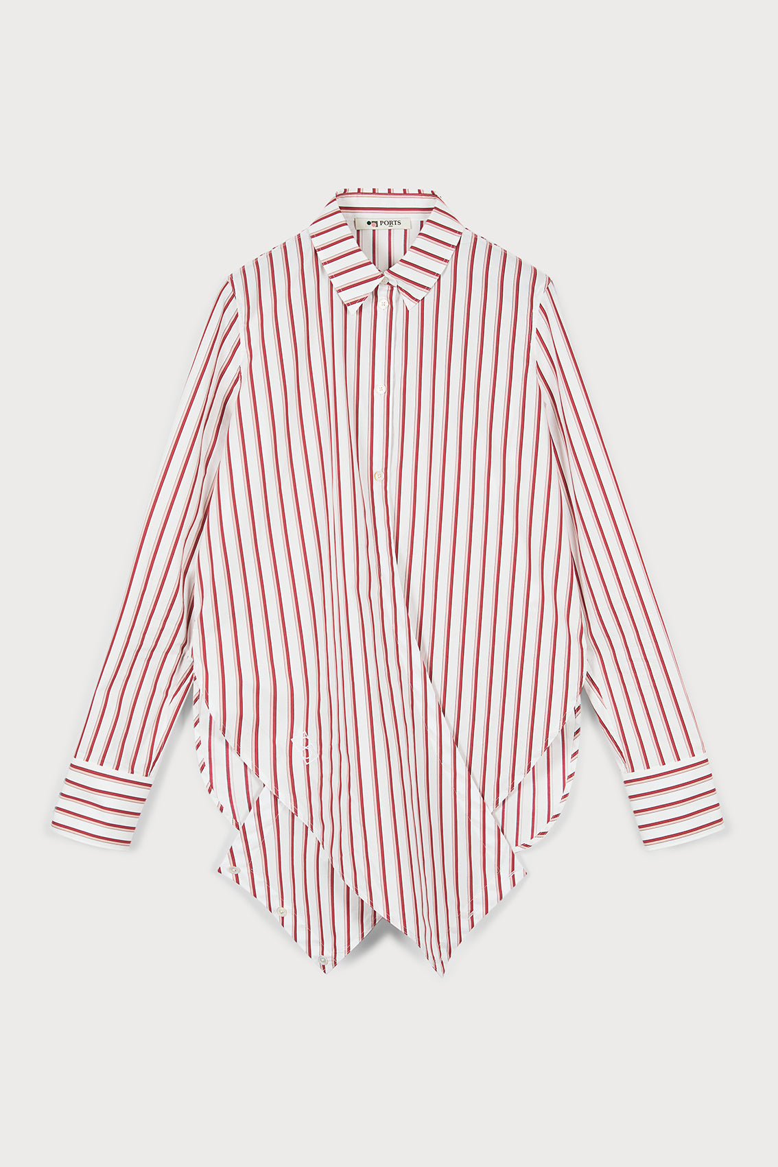 AMALFI COAST RED STRIPE SHIRT