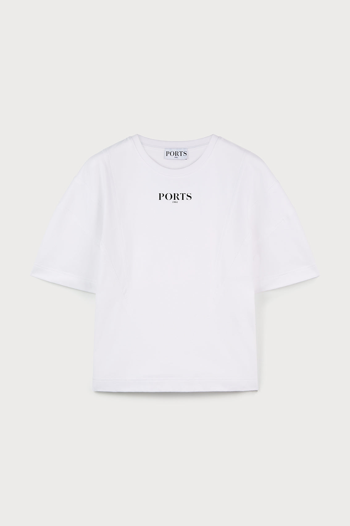 White Printed Jersey T-Shirt